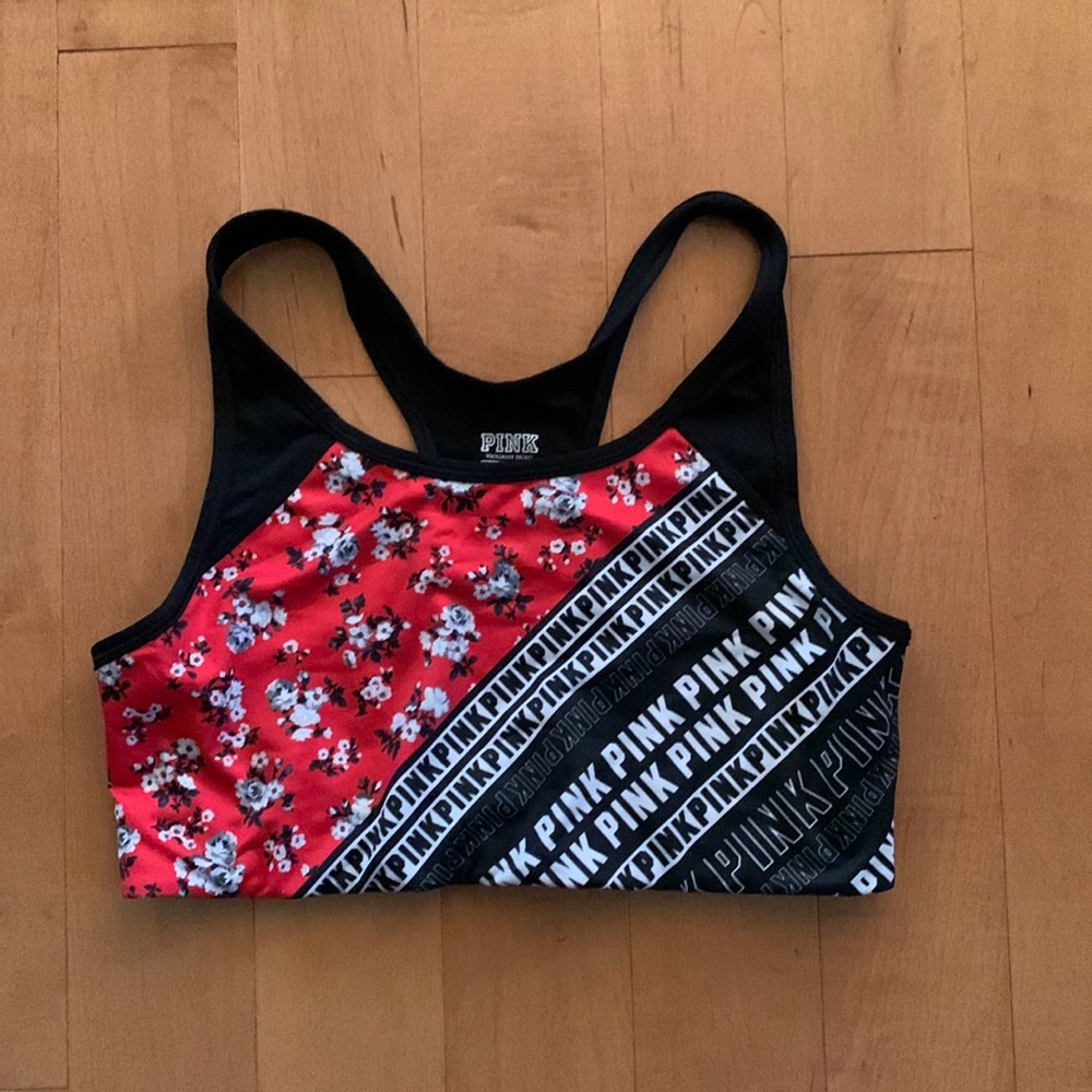 Pink Sports Bra